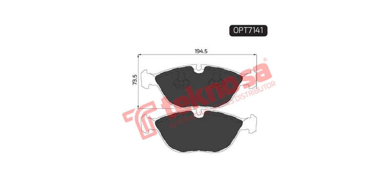 Brake Pad Mercedes E Class W211 02 ( Front ) (SET LH & RH Wheel)