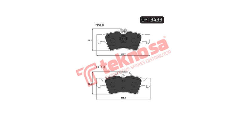Brake Pad Mercedes E Class W211 04 ( R ) (SET LH & RH Wheel)