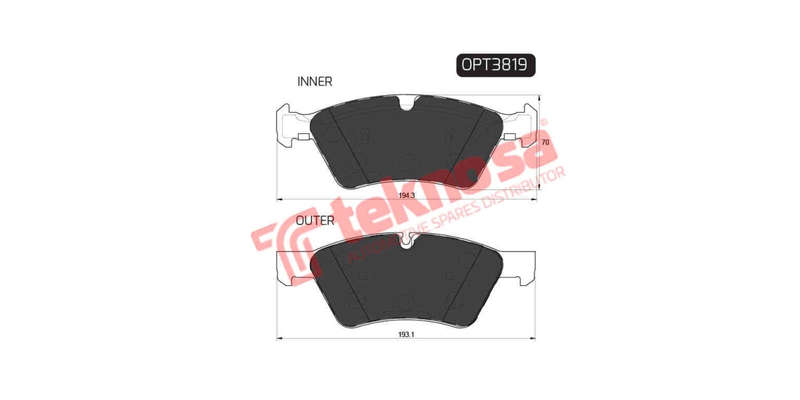 Brake Pad Mercedes Ml 05 ( Front ) (SET LH & RH Wheel)