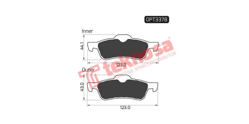 Brake Pad Mini Cooper 01 ( R ) (SET LH & RH Wheel)