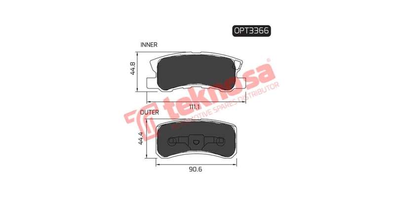Brake Pad Mitsubishi Outlander 07 ( R ) (SET LH & RH Wheel)