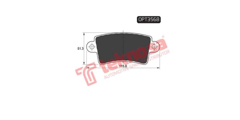 Brake Pad Nissan InteRear Solidtar 05 ( R ) (SET LH & RH Wheel)