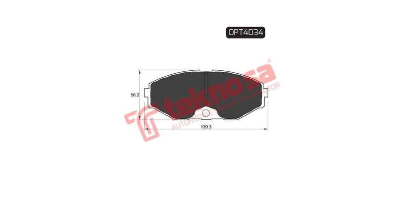 Brake Pad Nissan Maxima 91 ( Front ) (SET LH & RH Wheel)
