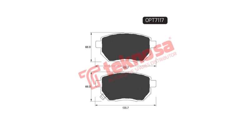 Brake Pad Nissan Murano 03 ( Front ) (SET LH & RH Wheel)
