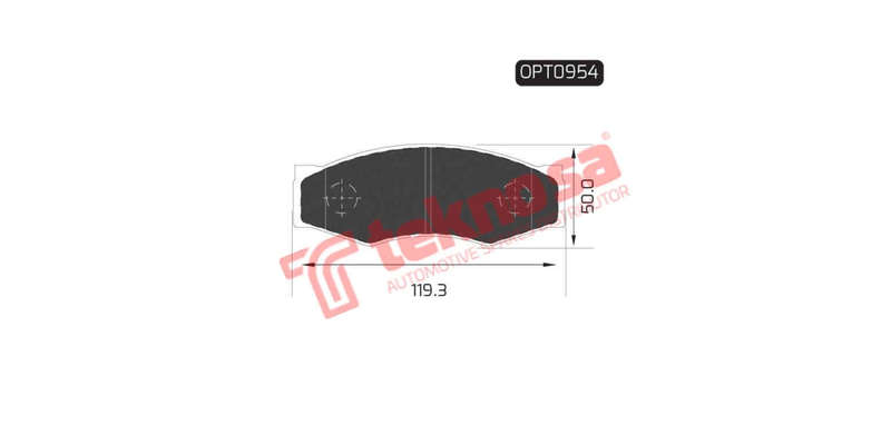 Brake Pad Nissan Tracker 85 88 ( Front ) (SET LH & RH Wheel)