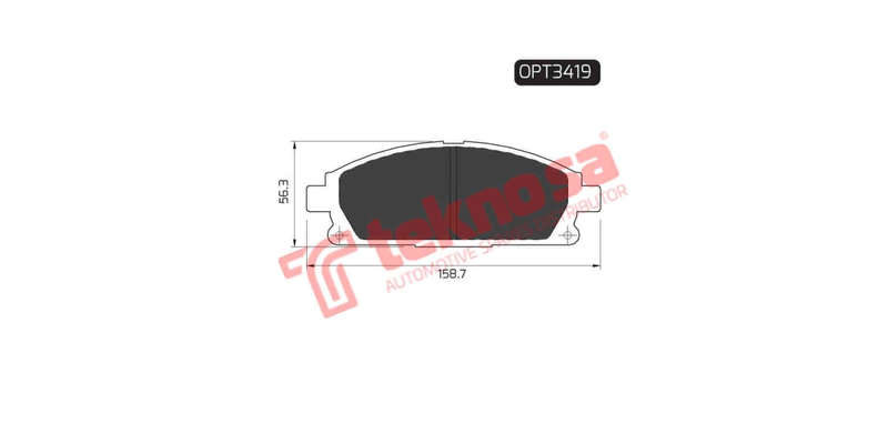 Brake Pad Nissan X Trail 01 ( Front ) (SET LH & RH Wheel)