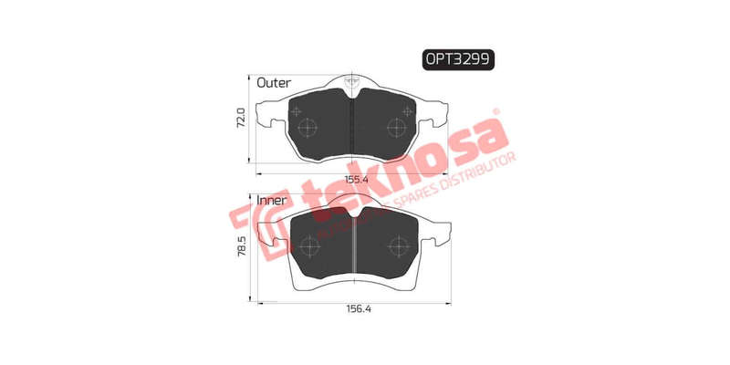 Brake Pad Opel Astra 00 05 ( Front ) (SET LH & RH Wheel)
