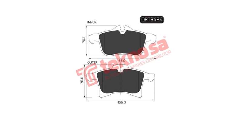 Brake Pad Opel Astra 05 11 ( Front ) (SET LH & RH Wheel)