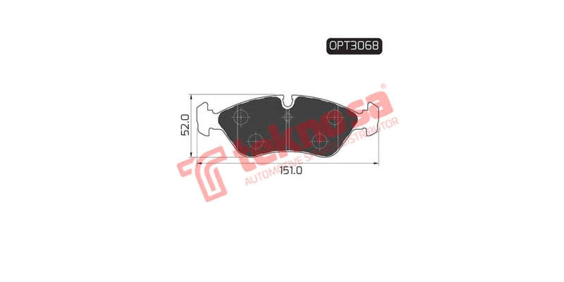 Brake Pad Opel Astra 93 99 ( Front ) (SET LH & RH Wheel)