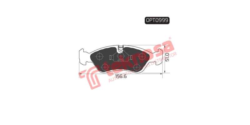 Brake Pad Opel Astra [F] 93 98 ( Front ) (SET LH & RH Wheel)