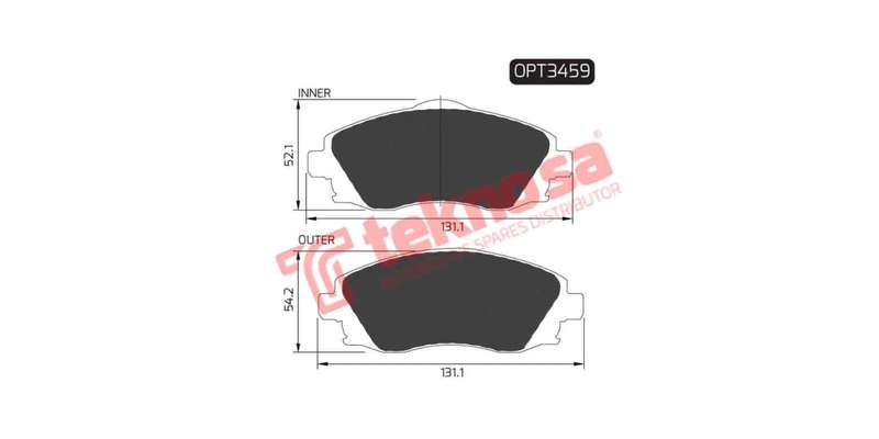 Brake Pad Opel CoRear Solida 05 ( Front ) (SET LH & RH Wheel)