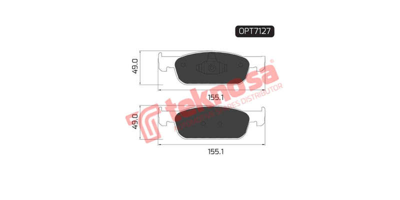 Brake Pad Renault F07 10 ( Front ) (SET LH & RH Wheel)