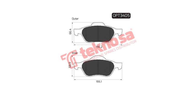 Brake Pad Renault Laguna Ii 01 ( Front ) (SET LH & RH Wheel)