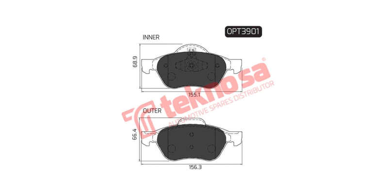Brake Pad Renault Megane 06 ( Front ) (SET LH & RH Wheel)