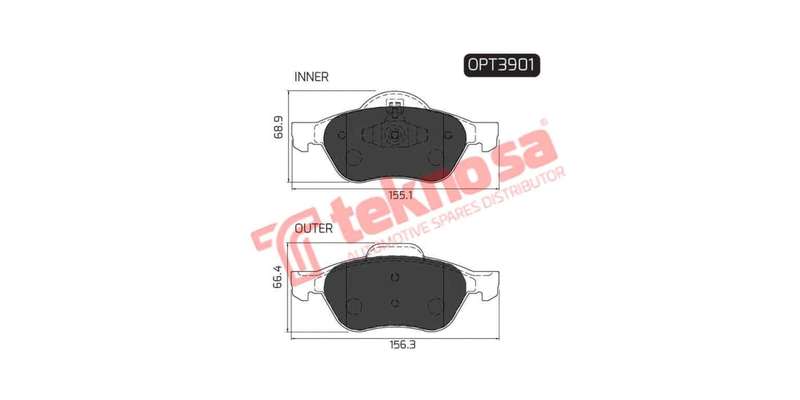 Brake Pad Renault Megane 06 ( Front ) (SET LH & RH Wheel)