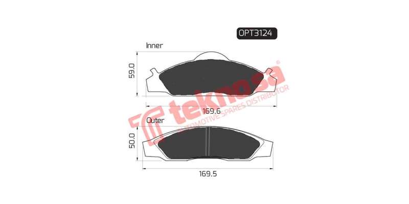 Brake Pad Ssangyong Musso Korando 96 05 ( Front ) (SET LH & RH Wheel)