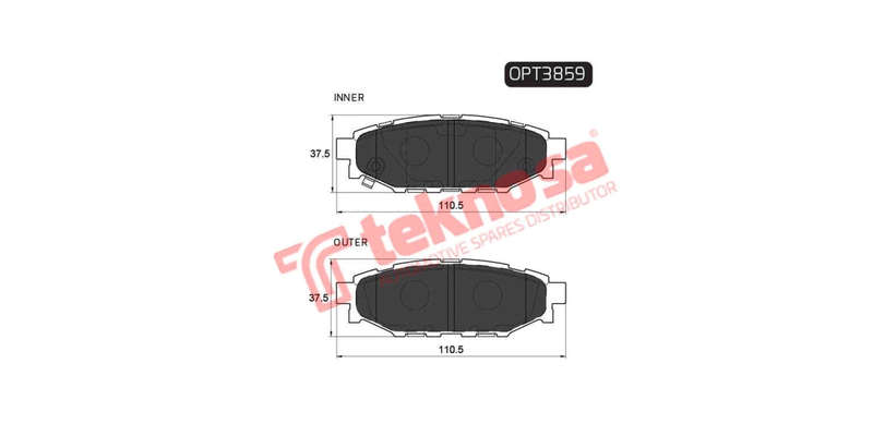 Brake Pad Subaru Legacy 05 ( R ) (SET LH & RH Wheel)