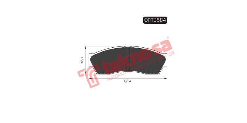 Brake Pad Tata Indica 04 ( Front ) (SET LH & RH Wheel)