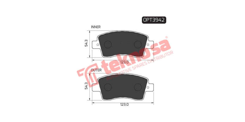 Brake Pad Toyota Etios 12 ( Front ) (SET LH & RH Wheel)