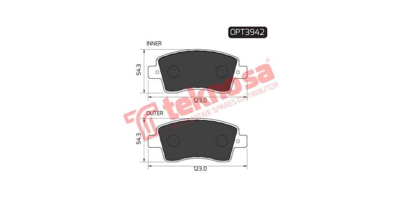 Brake Pad Toyota Etios 12 ( Front ) (SET LH & RH Wheel)