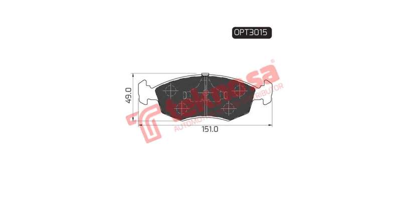 Brake Pad Toyota Hiace 92 07 ( Front ) (SET LH & RH Wheel)
