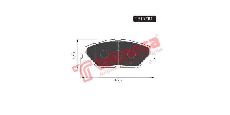 Brake Pad Toyota Hilux [Gd 6] 16 ( Front ) (SET LH & RH Wheel)