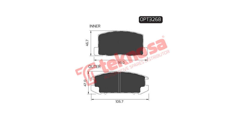 Brake Pad Toyota Mr2 01 05 ( R ) (SET LH & RH Wheel)