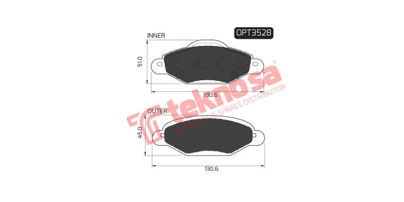 Brake Pad Toyota Yaris 06 ( Front ) (SET LH & RH Wheel)