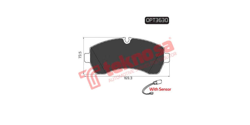Brake Pad Volkswagen Crafter 06 ( Front ) W Sensor (SET LH & RH Wheel)