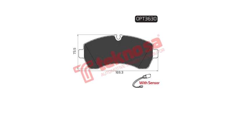 Brake Pad Volkswagen Crafter 06 ( Front ) W Sensor (SET LH & RH Wheel)