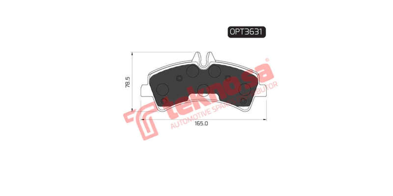 Brake Pad Volkswagen Crafter 07 12 ( R ) (SET LH & RH Wheel)