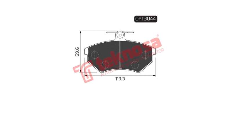 Brake Pad Volkswagen Golf [3] 2.8 Vr6 93 99 ( Front ) (SET LH & RH Wheel)