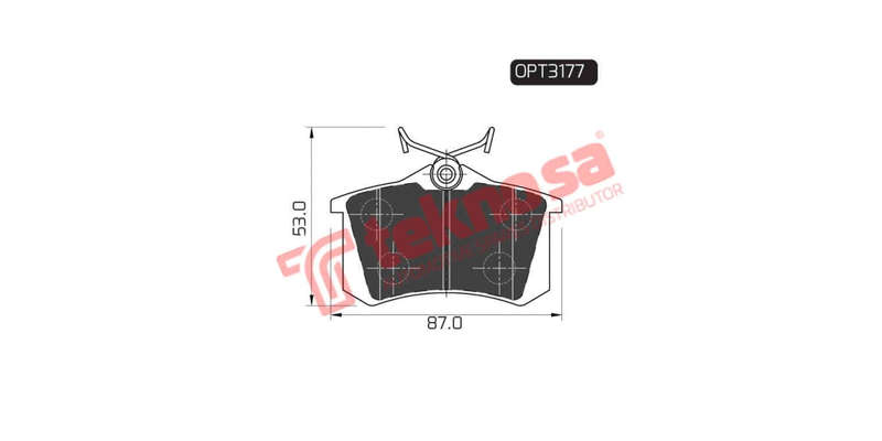 Brake Pad Volkswagen Passat 99 (R) (SET LH & RH Wheel)