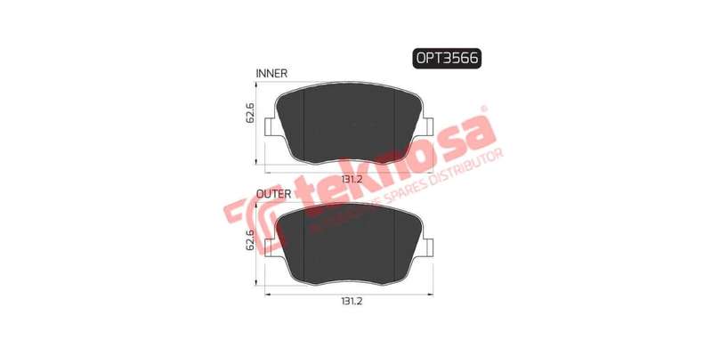 Brake Pad Volkswagen Polo 05 09 ( Front ) (SET LH & RH Wheel)