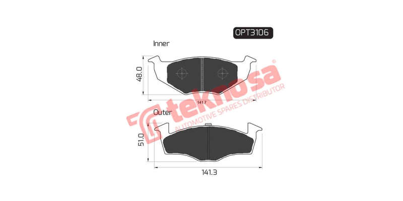 Brake Pad Volkswagen Polo 96 03 ( Front ) (SET LH & RH Wheel)