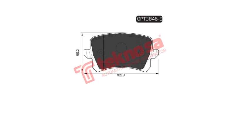Brake Pad Volkswagen Tiguan 07 ( R ) W Shim (SET LH & RH Wheel)