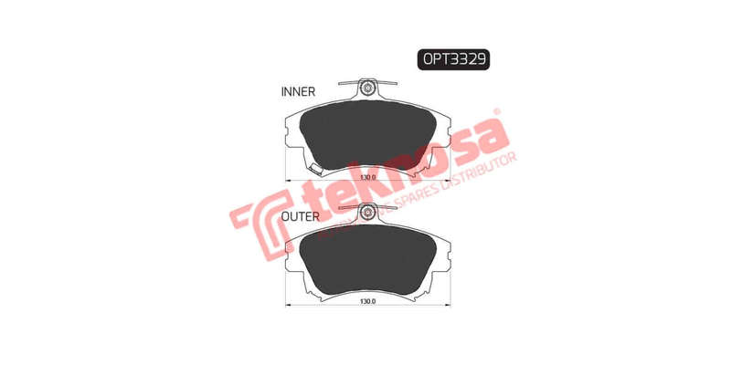 Brake Pad Volvo V40 97 ( Front ) (SET LH & RH Wheel)