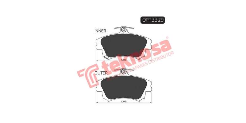 Brake Pad Volvo V40 97 ( Front ) (SET LH & RH Wheel)