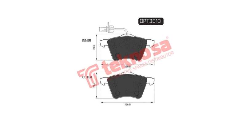 Brake Pad Vw Sharan 03 ( Front ) (SET LH & RH Wheel)