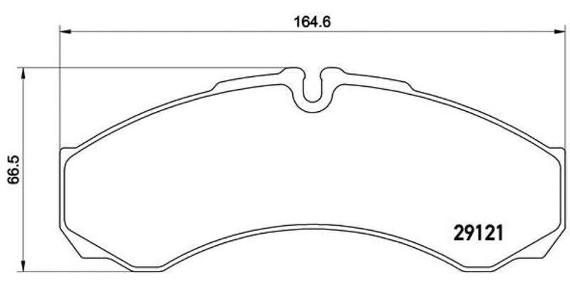 Brembo Brake Pads Fr / Rr Iveco Daily /Turbo ( Set Lh&Rh) (Pa6017)