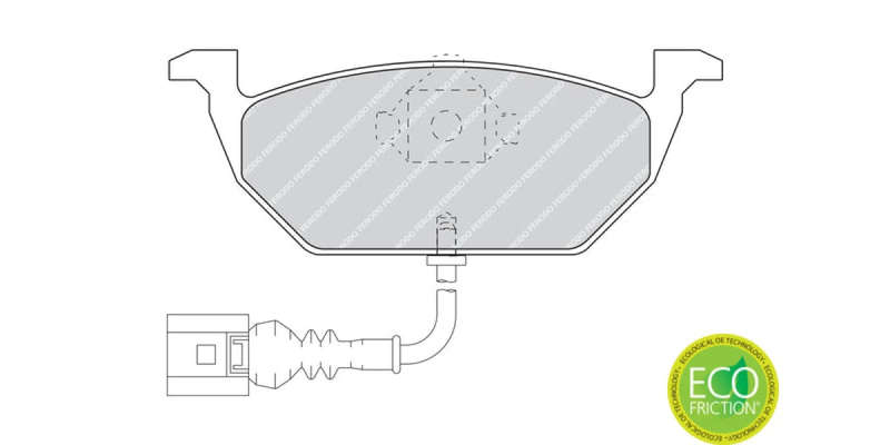 Brake Pads Front Audi A 1 (11 ) A3 (99 ) Seat Ibiza (07 ) Vw New Beetle (99 ) Crosspolo (10 ) Gol...