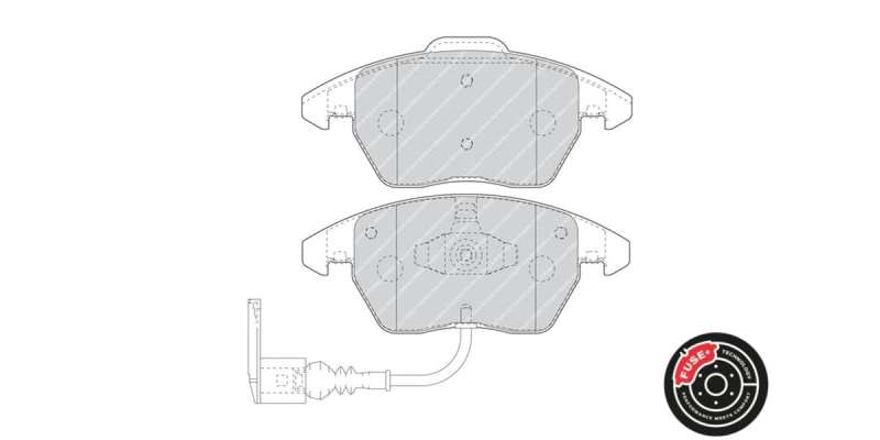 Brake Pads Front Audi A1 (14 18) A3 (03 13) Sa (14 ) Tt (07 ) Vw Polo (18 ) Vw Cc,Eos (FERODO FDB...