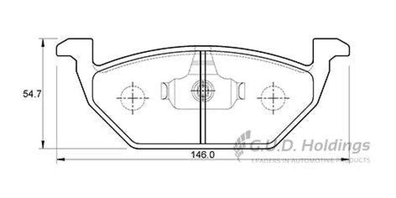 Brake Pads Front Audi A1 (15 ) Seat Ibiza (07 ) Vw Crosspolo (14 ) Golf 4 Jetta 4 (99 ) Polo (14 ...