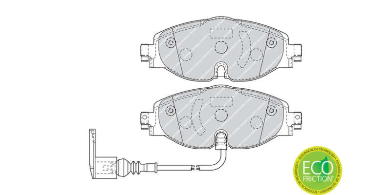Brake Pads Front Audi A3 (12 )Q2 (16 ) Tt (14 ) A1 Sportback (19 ) Vw Arteon (17 ) Golf 7 (13 ) P...