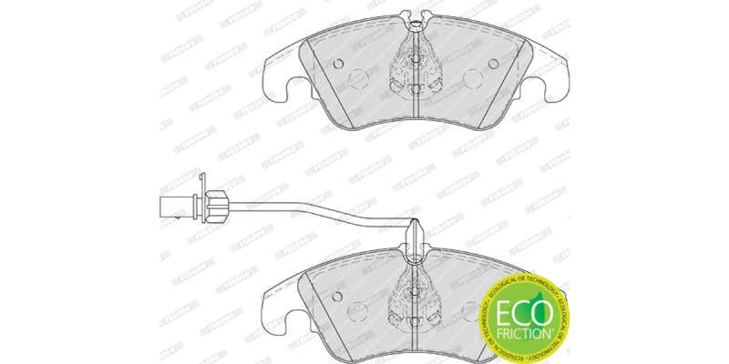 Brake Pads Front Audi A4 (08 16) A5,A6 (08 18) A7 (11 ) Q5 (09 ) S5 (08 ) (FERODO FDB4044) (SET L...