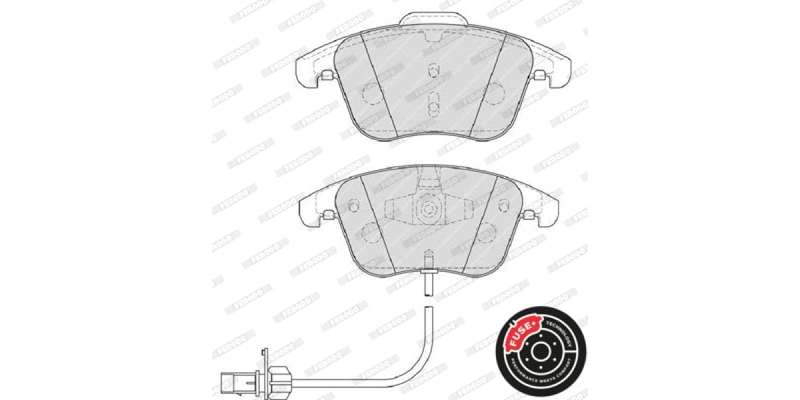 Brake Pads Front Audi A4 (08 16) A5,A6 (08 18) Q5 (13 ) (FERODO FDB4045) (SET LH & RH Wheel)