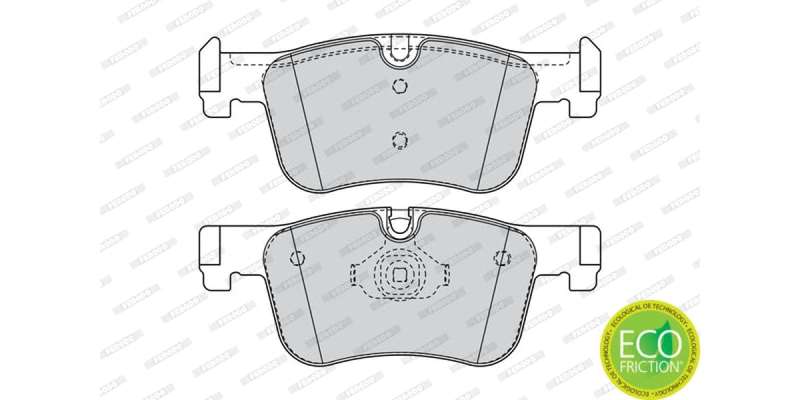Brake Pads Front Bmw 1,2,3,4 Series [F20 F21 F22 F30 F32] (11 ) (FERODO FDB4489) (SET LH & RH Wheel)