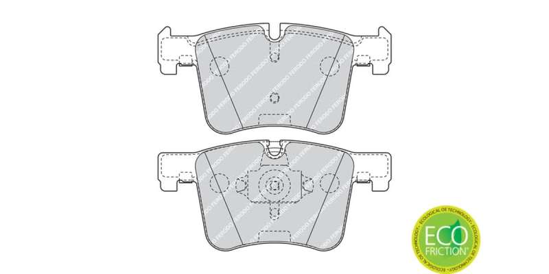 Brake Pads Front Bmw 1,2,3,4 Series [F20 F21 F22 F30 F32] (11 ) X3 [F25] (10 ) (FERODO FDB4394) (...