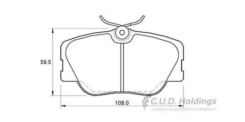 Brake Pads Front Bmw 3 Series 325Is [E30] 88 92 (SAFELINE D977S) (SET LH & RH Wheel)