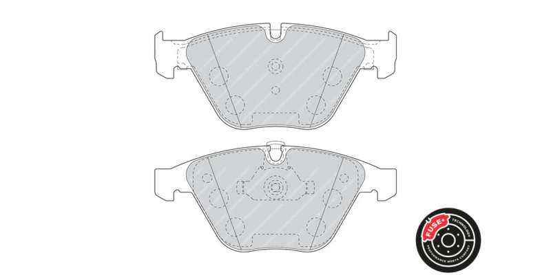Brake Pads Front Bmw E90 E91 3 Series (05 13) 5 Series [E60] (03 11) X1 [E84] (10 16) (FERODO FDB...